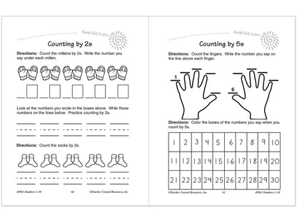 Numbers 1-30 Workbook - US 2097