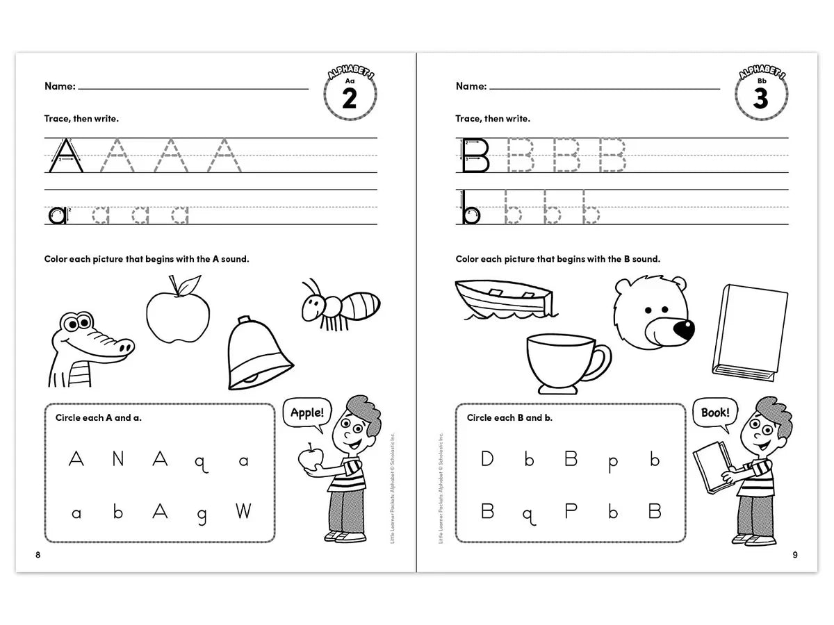 Alphabet Little Learner Packets Workbook - US 5742