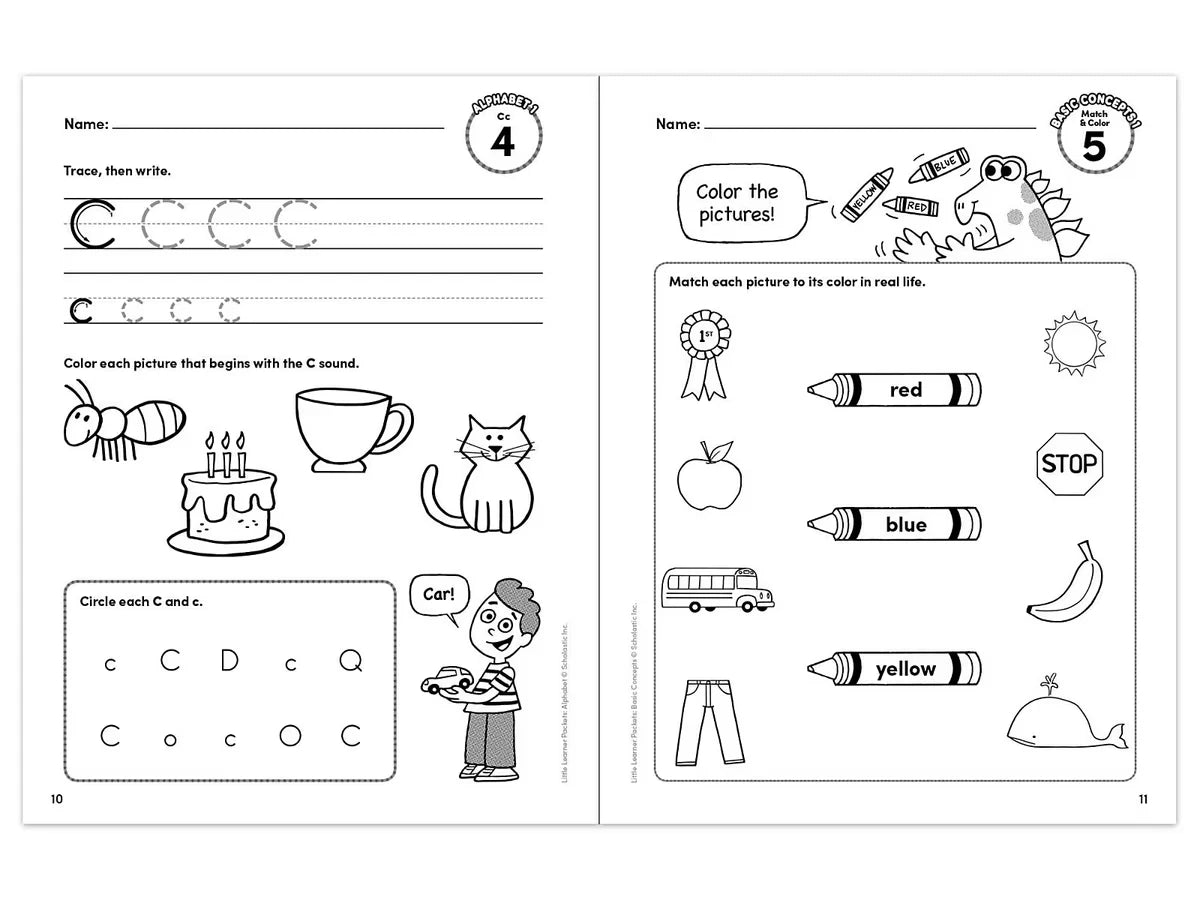 Alphabet Little Learner Packets Workbook - US 5742