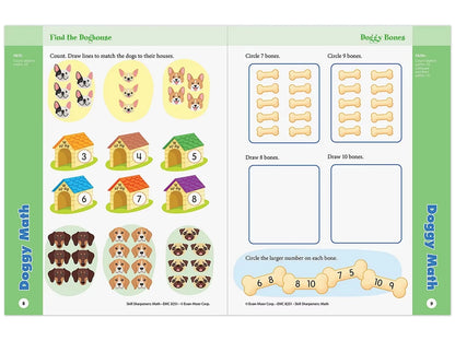 Math Skill Sharpeners Workbook - Kindergarten - US 5976
