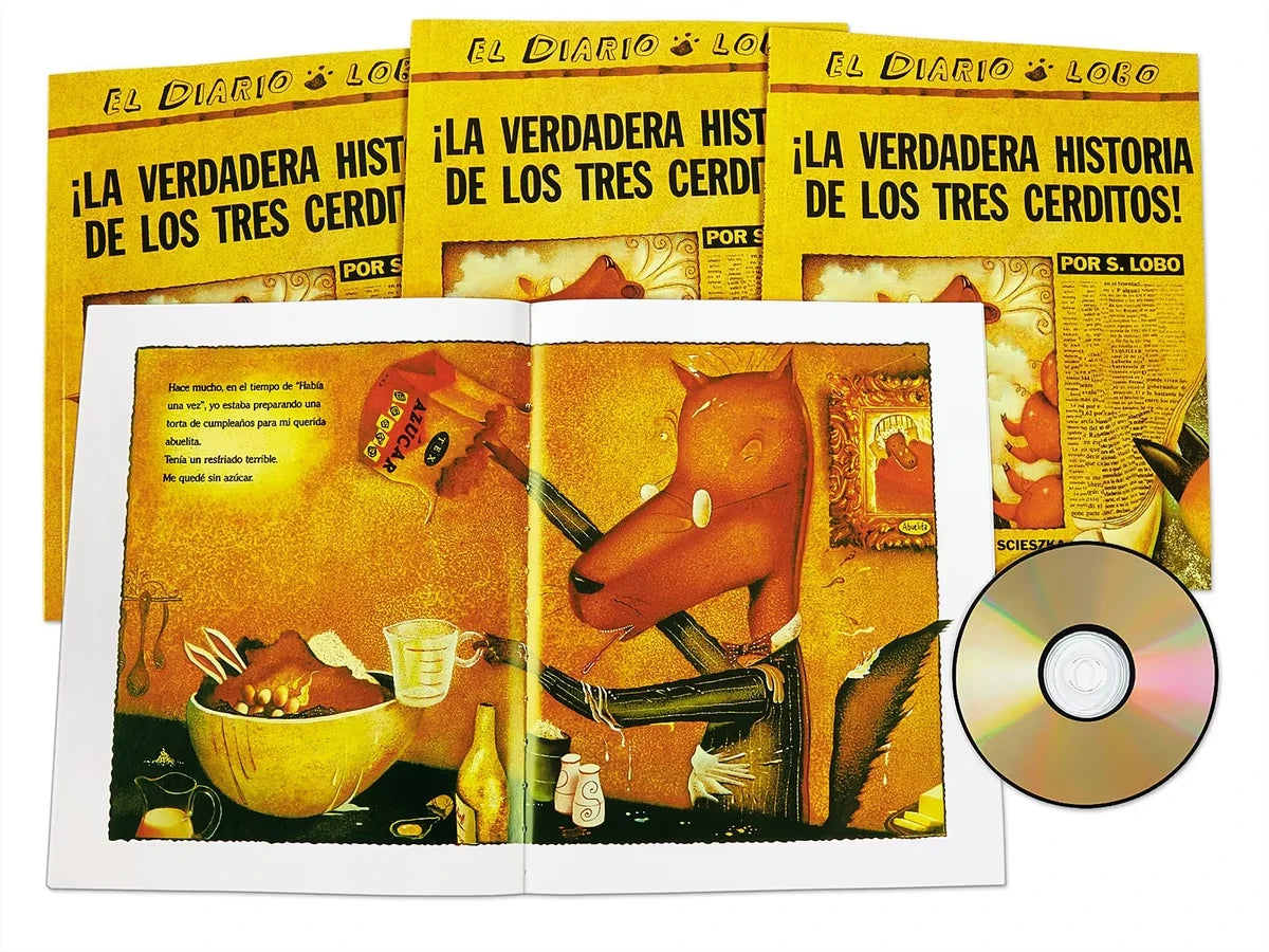 ¡La verdadera historia de los tres cerditos! Read-Along - US 1397