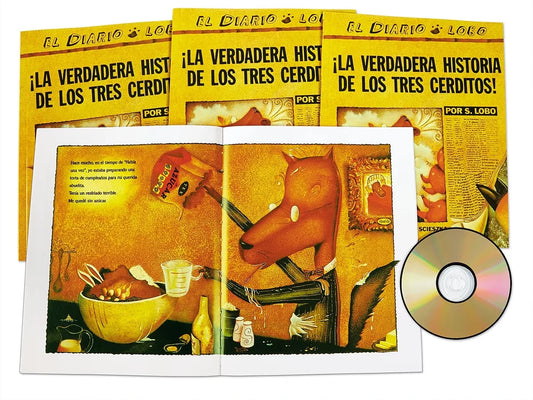 ¡La verdadera historia de los tres cerditos! Read-Along - US 1397