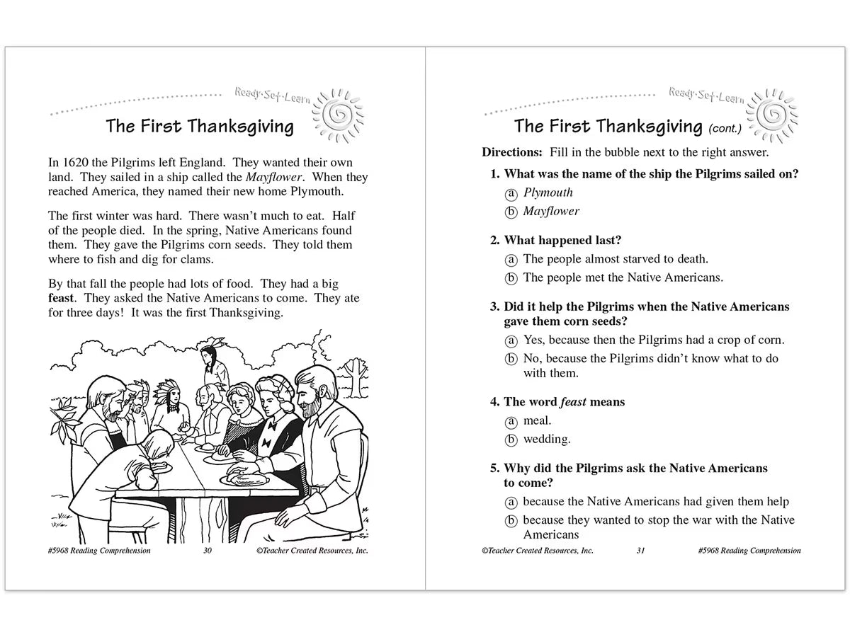 Master Reading Comprehension Workbook - Gr. 1 - US 6809