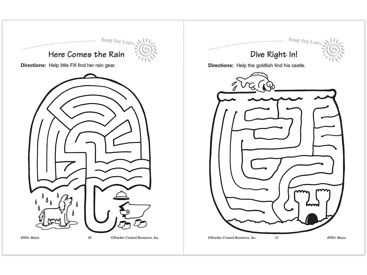 Mazes Workbook - Gr. 1 - US 4579
