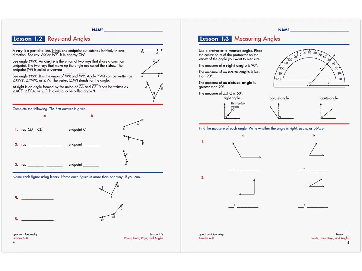 Spectrum® Geometry Workbook - US 8589