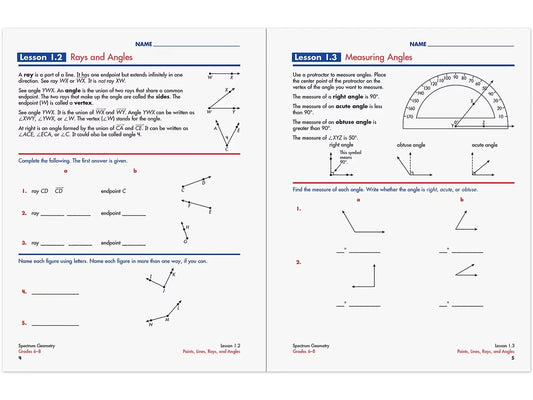 Spectrum® Geometry Workbook - US 8589