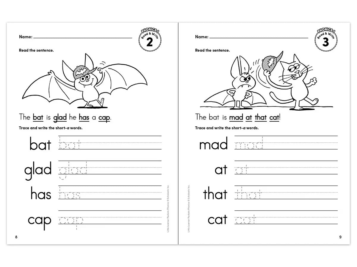 Phonics Little Learner Packets Workbook - US 5117