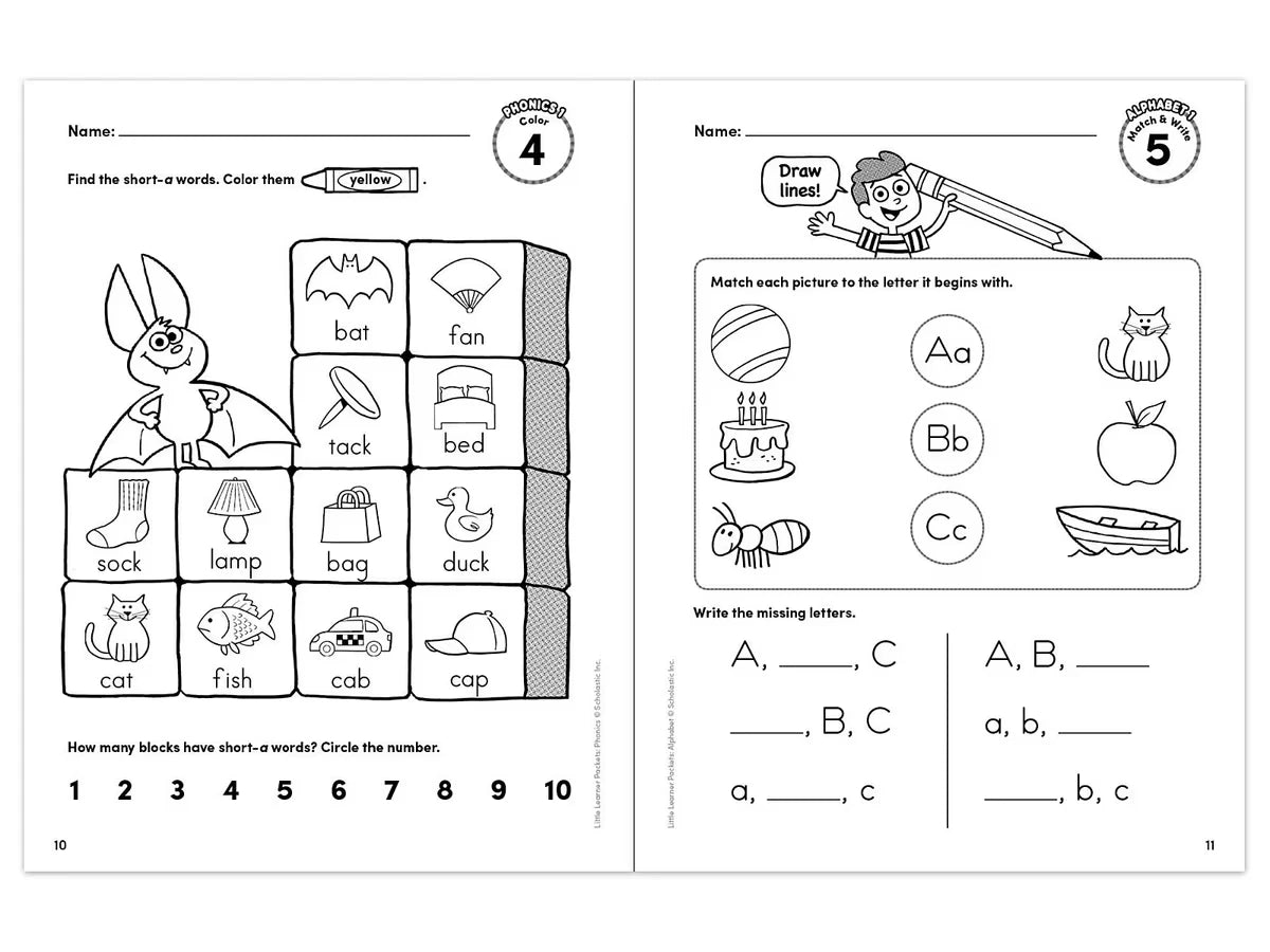 Phonics Little Learner Packets Workbook - US 5117