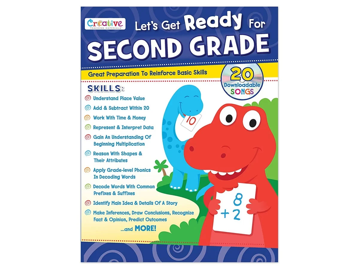 Let’s Get Ready for Second Grade Workbook - US 4135