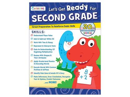 Let’s Get Ready for Second Grade Workbook - US 4135