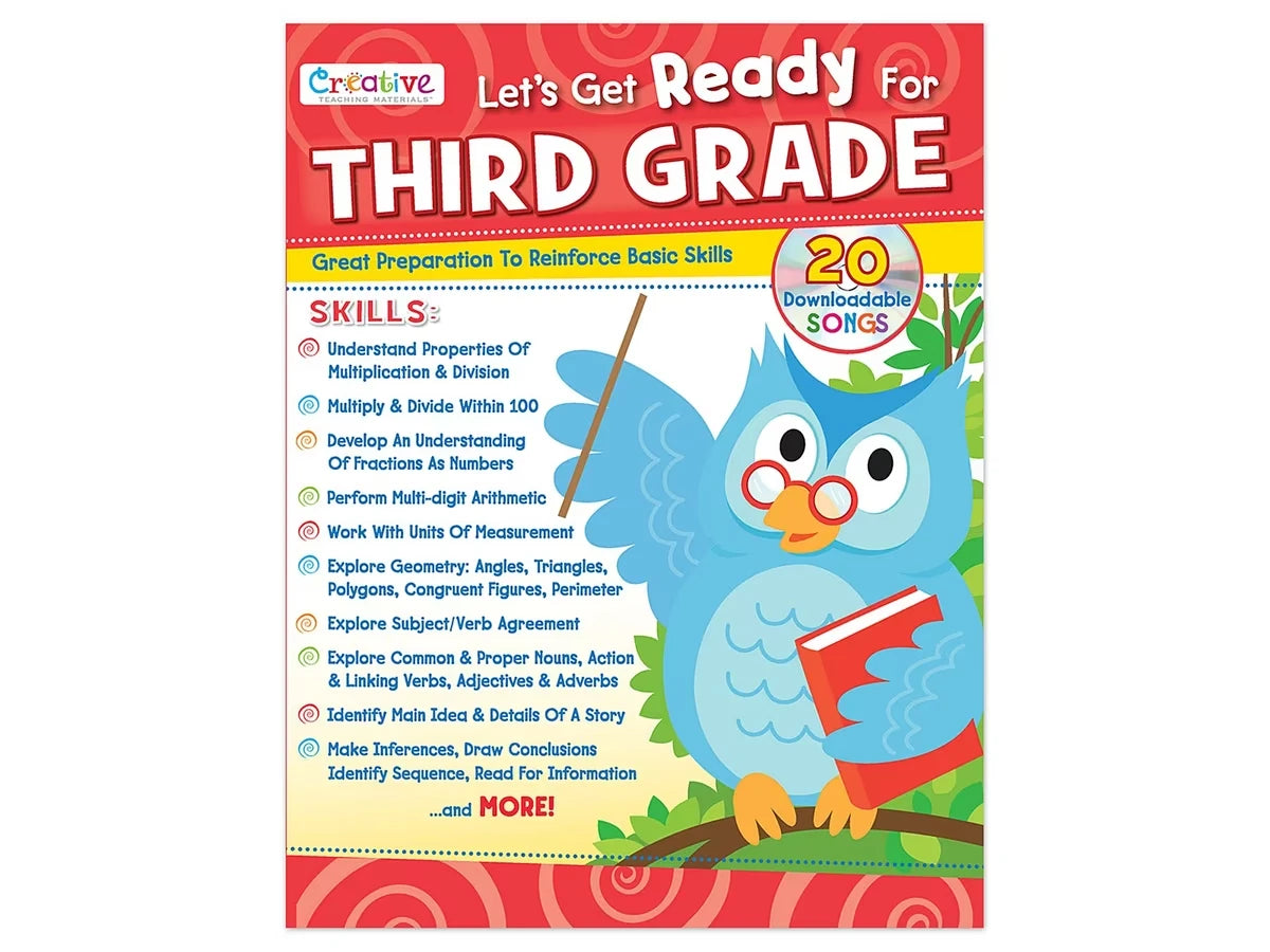 Let’s Get Ready for Third Grade Workbook - US 4717