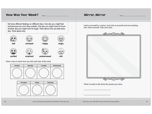 Social and Emotional Learning Activity Workbook - Gr. 1-2 - US 6731