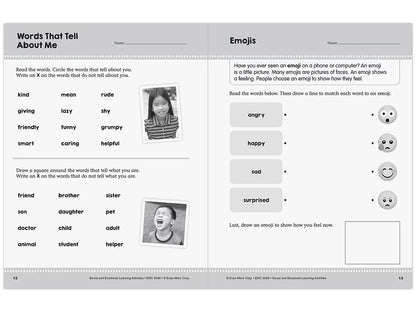 Social and Emotional Learning Activity Workbook - Gr. 1-2 - US 6731