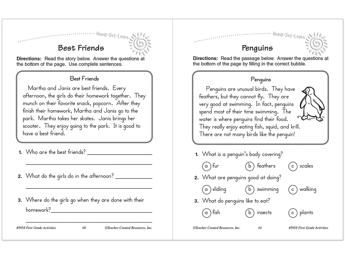 First-Grade Workbook - US 1460