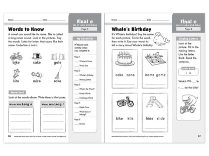 Phonics Week-By-Week Packets Workbook - US 2268