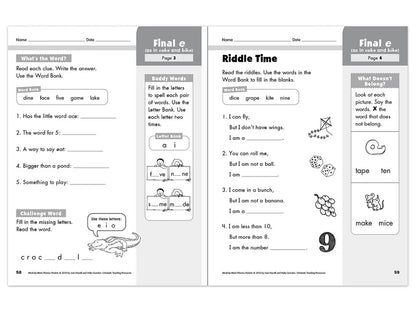 Phonics Week-By-Week Packets Workbook - US 2268