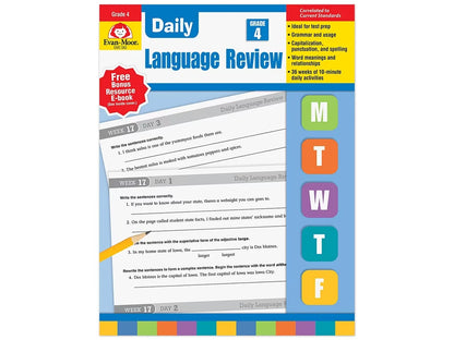 Daily Language Review Workbook - Gr. 4 - US 1282