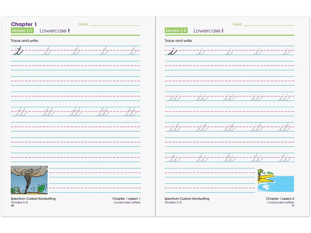 Spectrum® Cursive Handwriting Workbook - US 6452