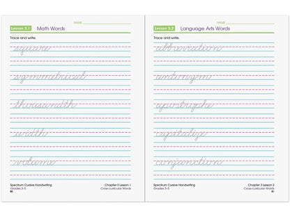 Spectrum® Cursive Handwriting Workbook - US 6452