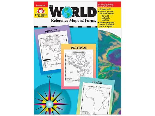 The World: Reference Maps & Forms Workbook - US 2361