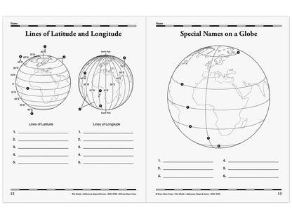 The World: Reference Maps & Forms Workbook - US 2361