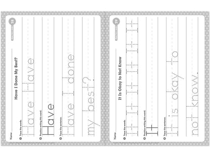Handwriting Practice Workbook - K-Gr. 1 - US 7324