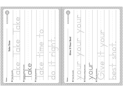 Handwriting Practice Workbook - K-Gr. 1 - US 7324