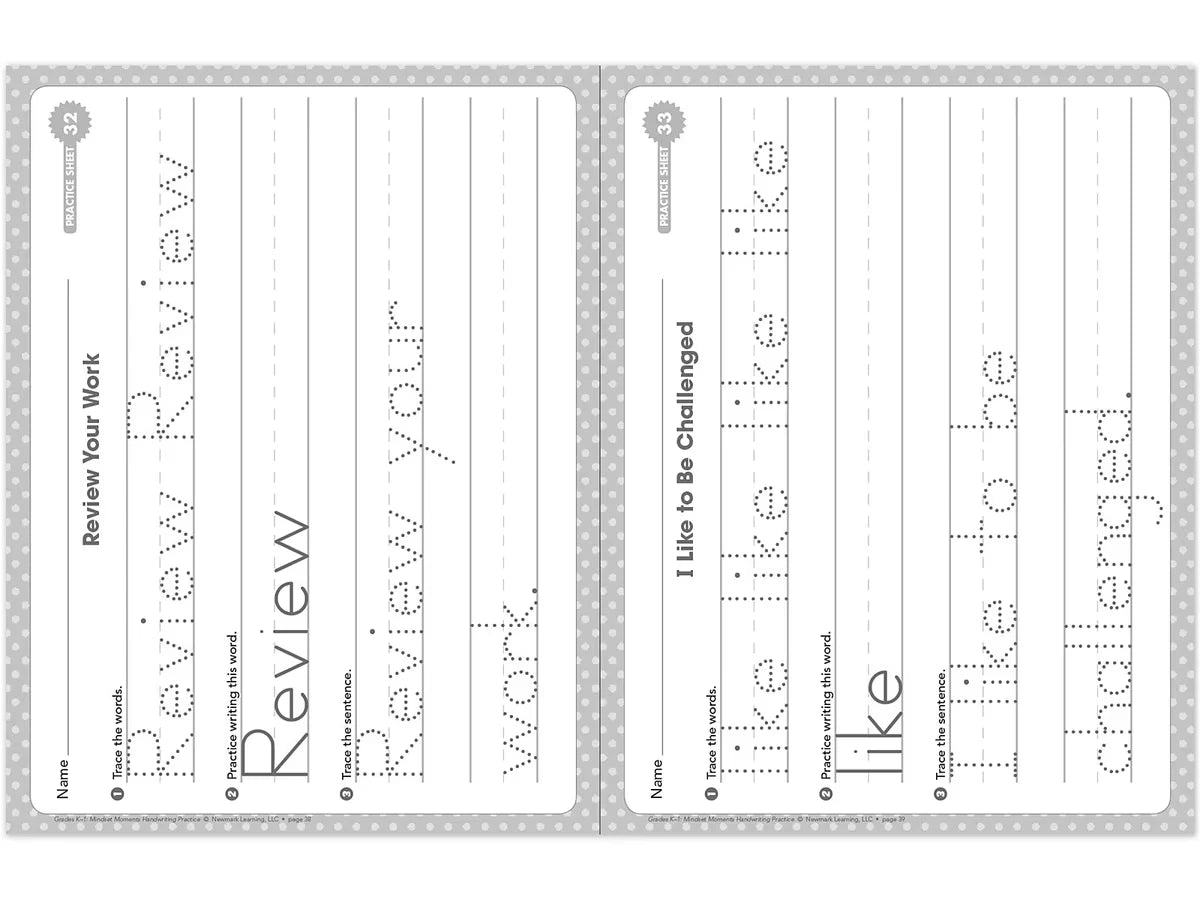 Handwriting Practice Workbook - K-Gr. 1 - US 7324