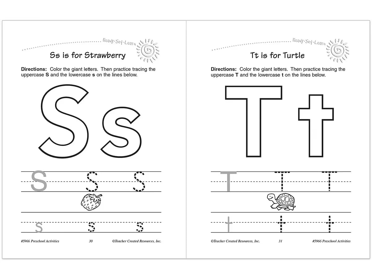 Preschool Workbook - US 3302