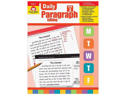 Daily Paragraph Editing Workbook - Gr. 3 - US 7820
