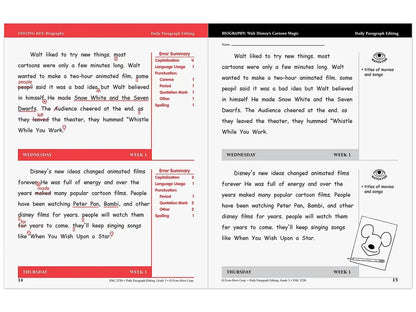 Daily Paragraph Editing Workbook - Gr. 3 - US 7820