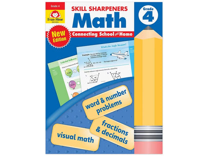 Math Skill Sharpeners Workbook - Gr. 4 - US 8178