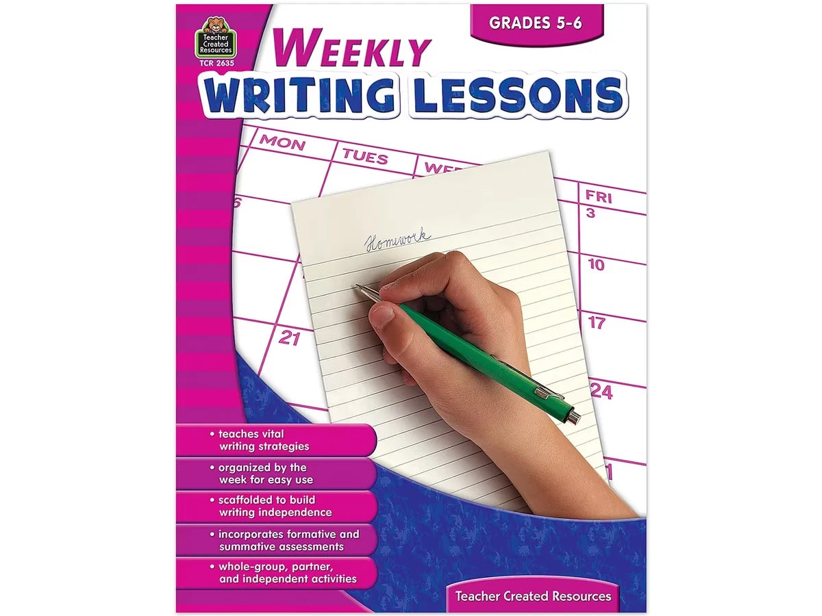 Weekly Writing Lessons Workbook - Gr. 5-6 - US 9108