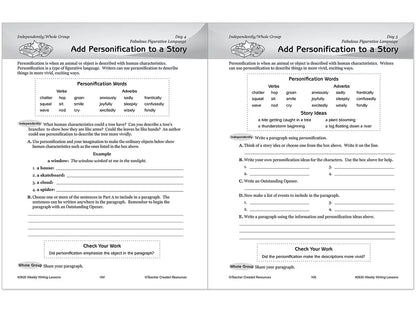 Weekly Writing Lessons Workbook - Gr. 5-6 - US 9108