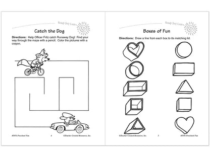 Preschool Fun Workbook - US 9106