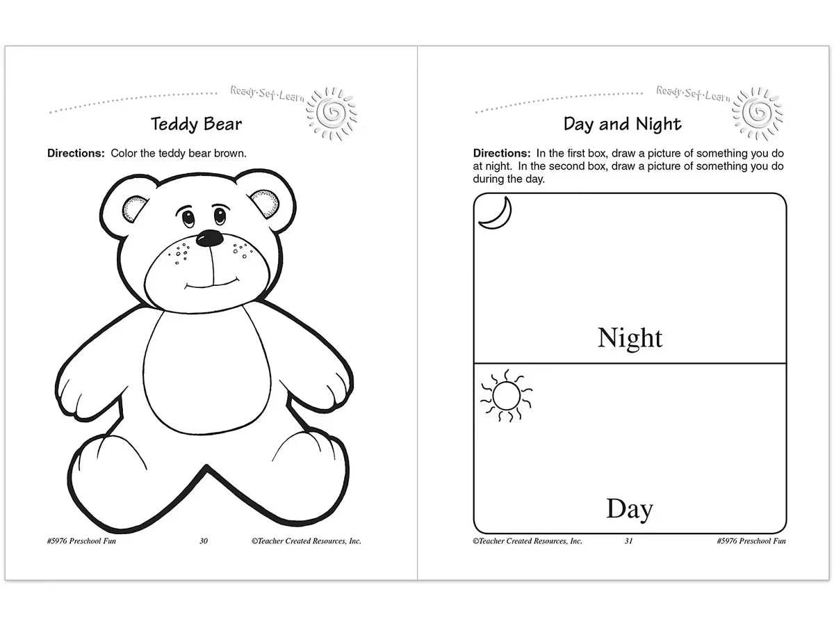 Preschool Fun Workbook - US 9106