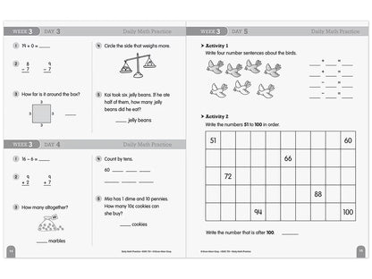 Daily Math Practice Workbook - Gr. 2 - US 2486