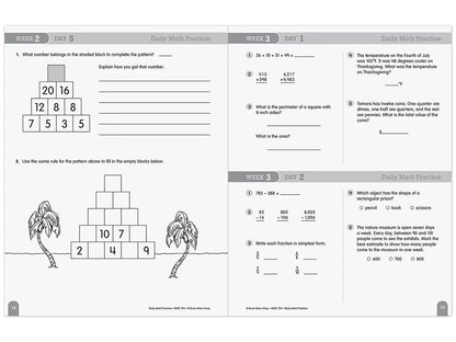 Daily Math Practice Workbook - Gr. 5 - US 4075