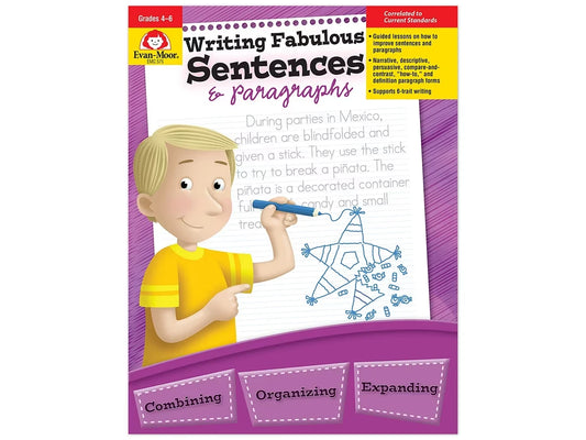 Writing Fabulous Sentences & Paragraphs Workbook - US 7358
