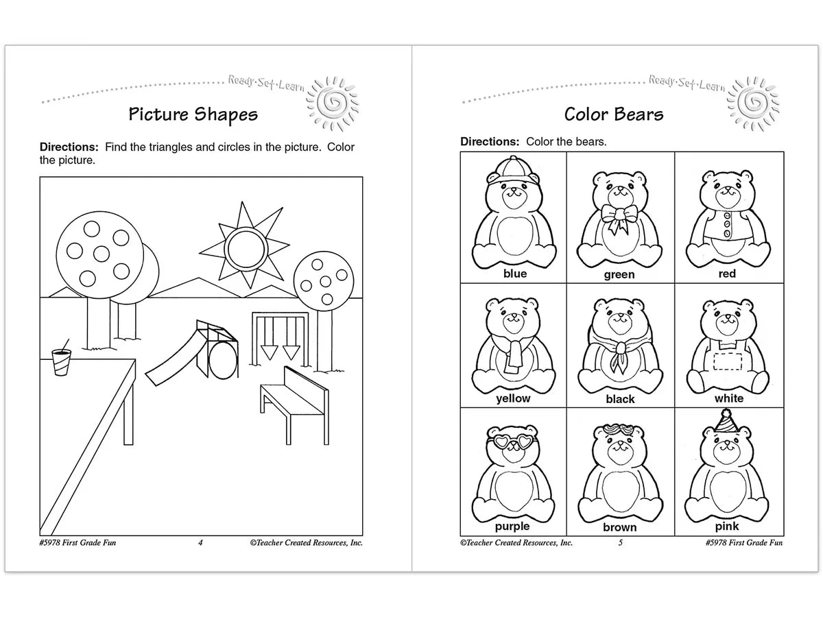 First-Grade Fun Workbook - US 8822