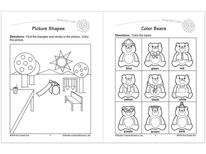 First-Grade Fun Workbook - US 8822