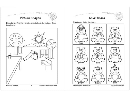 First-Grade Fun Workbook - US 8822