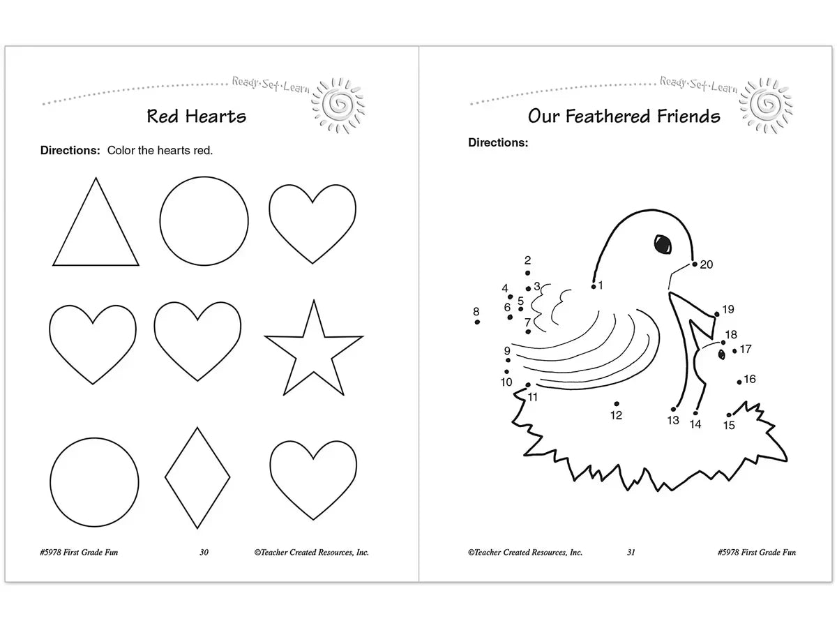 First-Grade Fun Workbook - US 8822