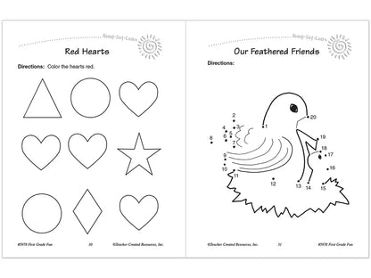 First-Grade Fun Workbook - US 8822