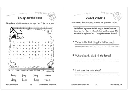 First-Grade Fun Workbook - US 8822