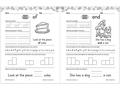 100 Sight-Words Workbook - K-Gr. 1 - US 9443