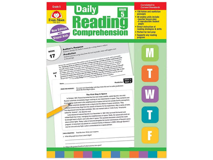 Daily Reading Comprehension Activities Workbook - Gr. 5 - US 9683