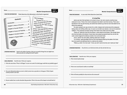 Daily Reading Comprehension Activities Workbook - Gr. 5 - US 9683