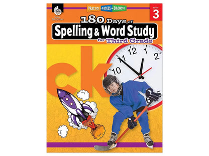 180 Days of Spelling Workbook - Gr. 3 - US 3610