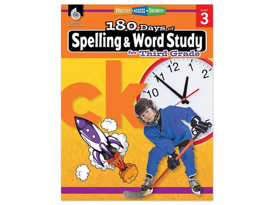 180 Days of Spelling Workbook - Gr. 3 - US 3610